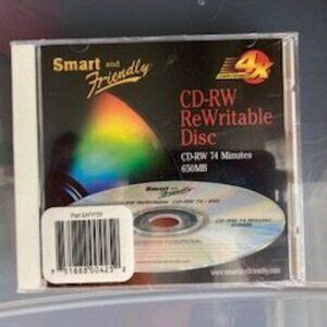 (12 ) NWOT REWRITABLE CD-ROMS